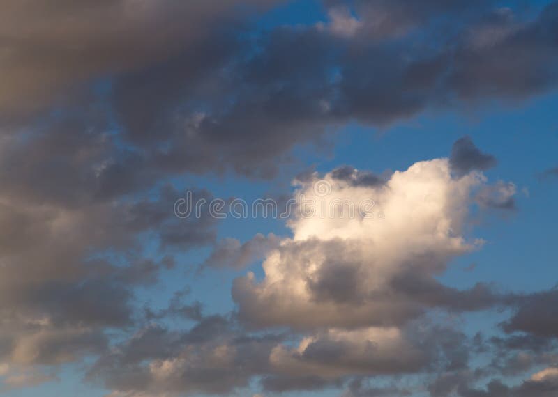 Clouds in the sky at sunset royalty free stock photos Clouds in the sky at sunset royalty free stock photos