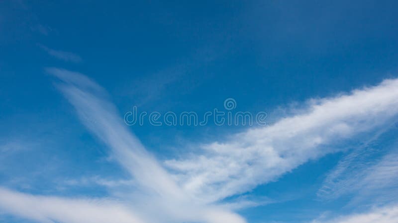 Clouds in spring blue sky royalty free stock image