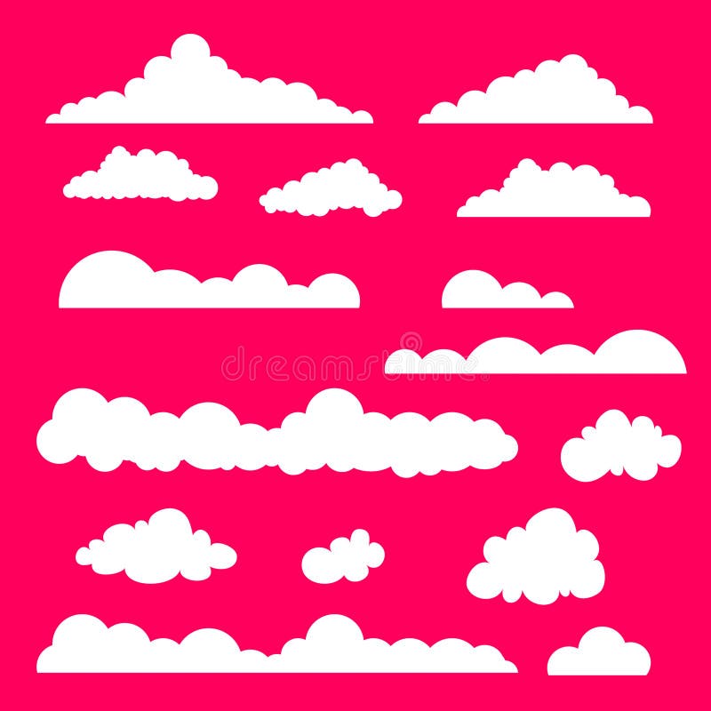 Clouds Vector Stock Illustrations – 253,488 Clouds Vector Stock