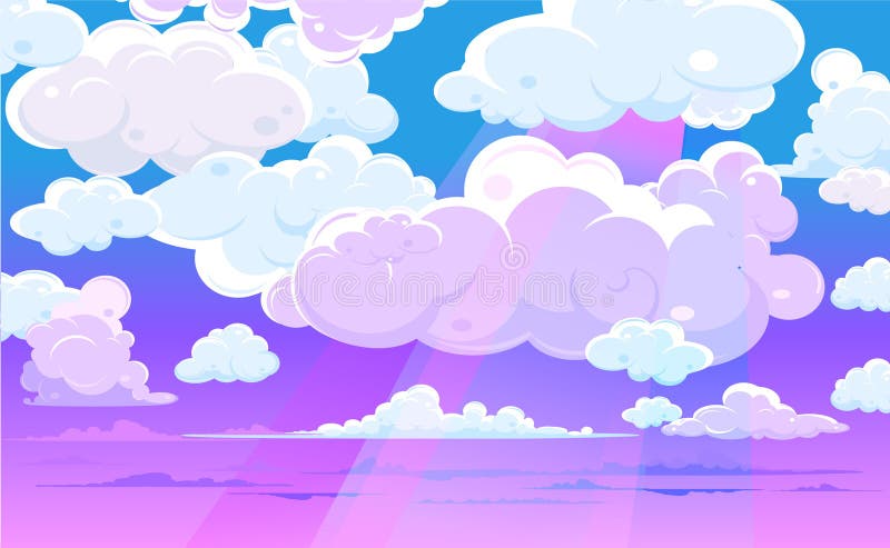 Cùng chiêm ngưỡng đám mây hồng vector tuyệt đẹp trên bầu trời, mang phong cách clean của anime đang chờ đón bạn. Bạn sẽ khám phá được một không gian đẹp như trong tranh vẽ với màu sắc tươi sáng, tinh tế và thật hoàn hảo cho các fan của anime. Và thú vị hơn nữa, đây chính là vector cảnh nền anime nổi tiếng nhất.