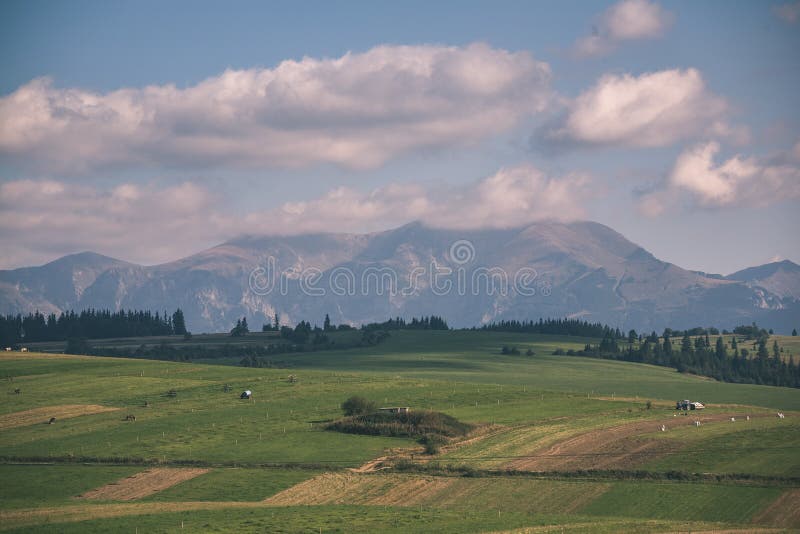 Zataženo a mlhavo slovenské Západní Karpaty tatranská obloha