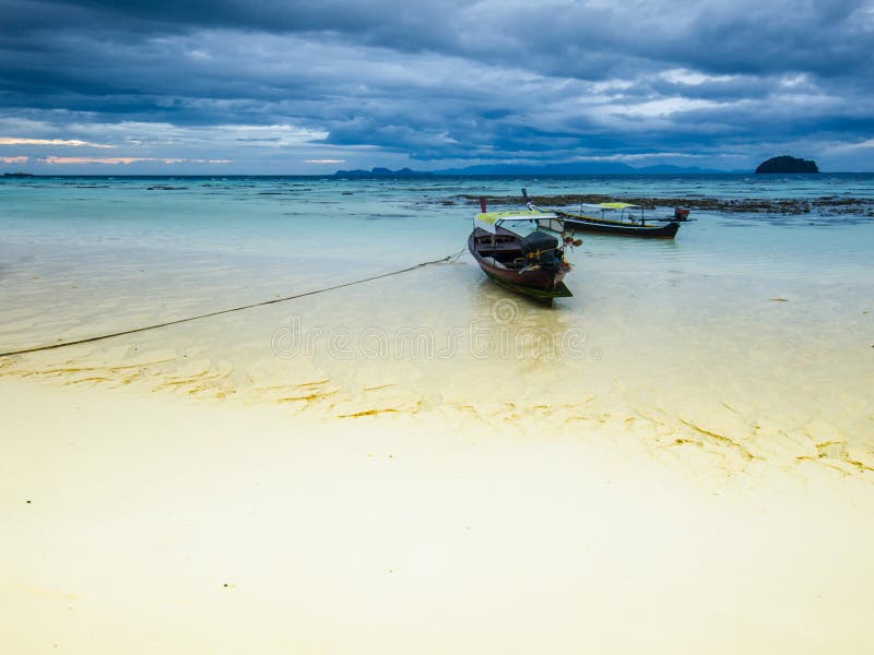 Cloudy morning on Koh Lipe island. Thailand