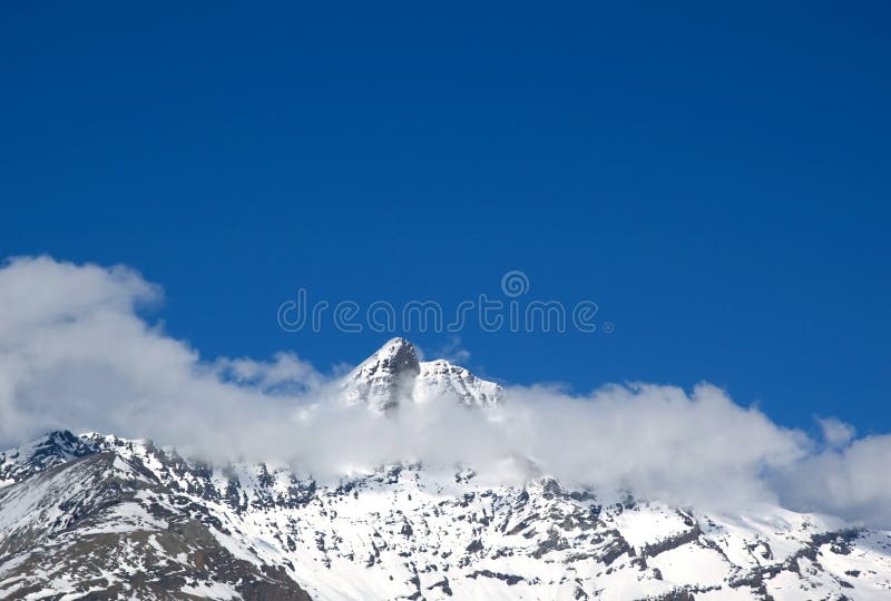 Cloudy peak