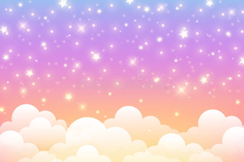 Free Vector  Rainbow background desktop wallpaper, cute vector