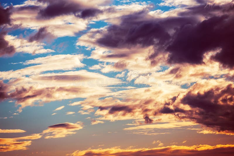Cloudy sky royalty free stock photos