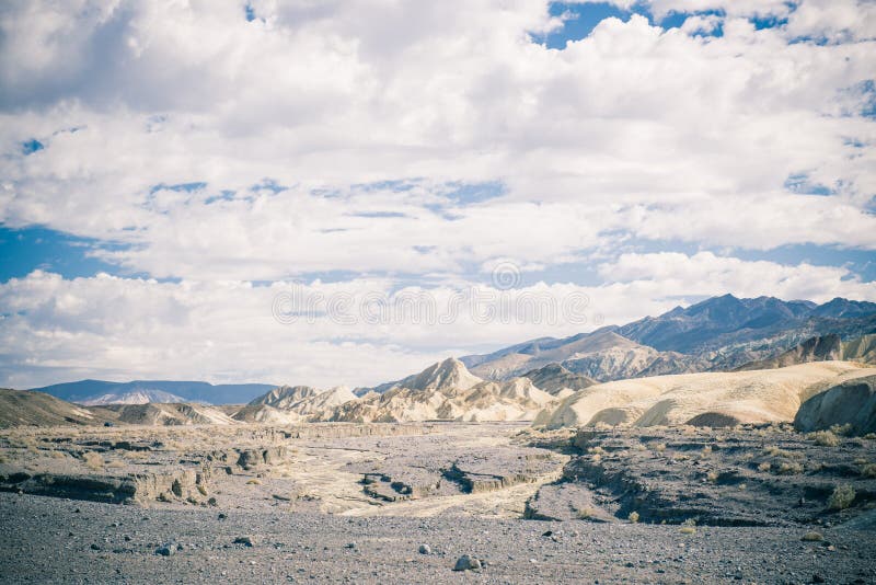 Cloudy Sky Over Death Valley Arizona Stock Image Image of sincere, dominating 113203003