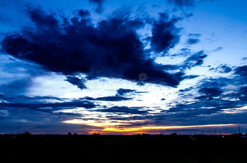 Cloudy sky in spectacular