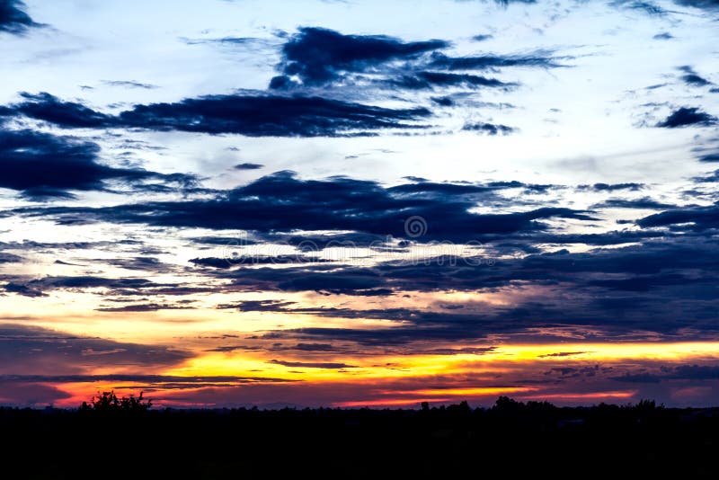 Cloudy sky in spectacular