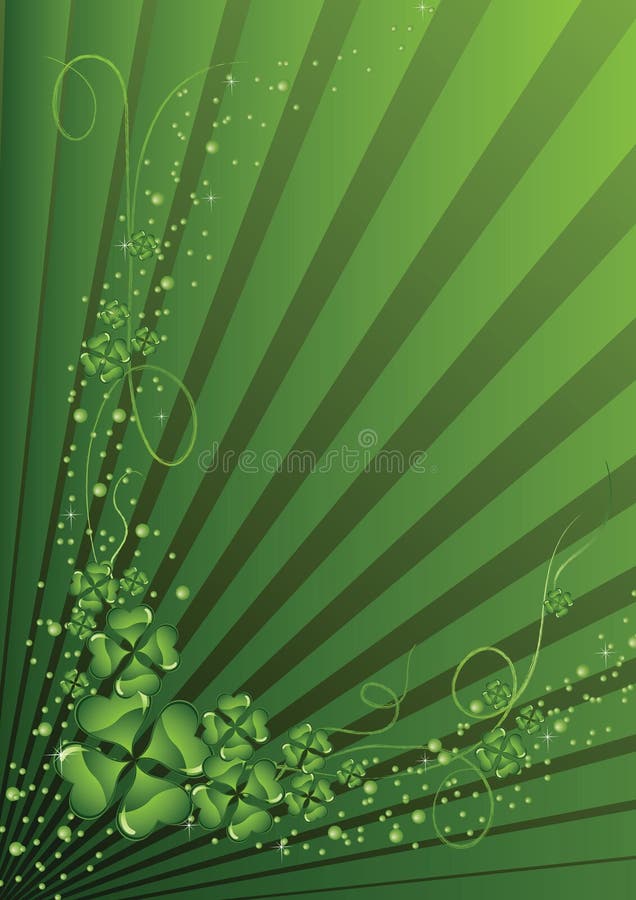 Clovers, St. Patrick s day background