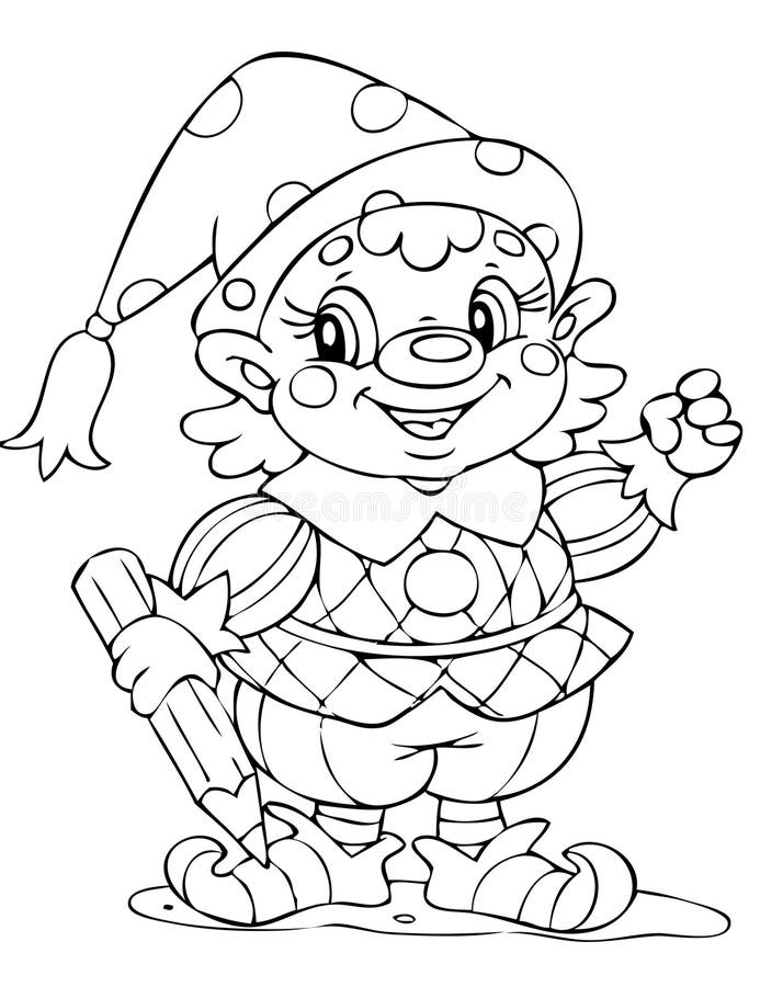 Clown stock illustration