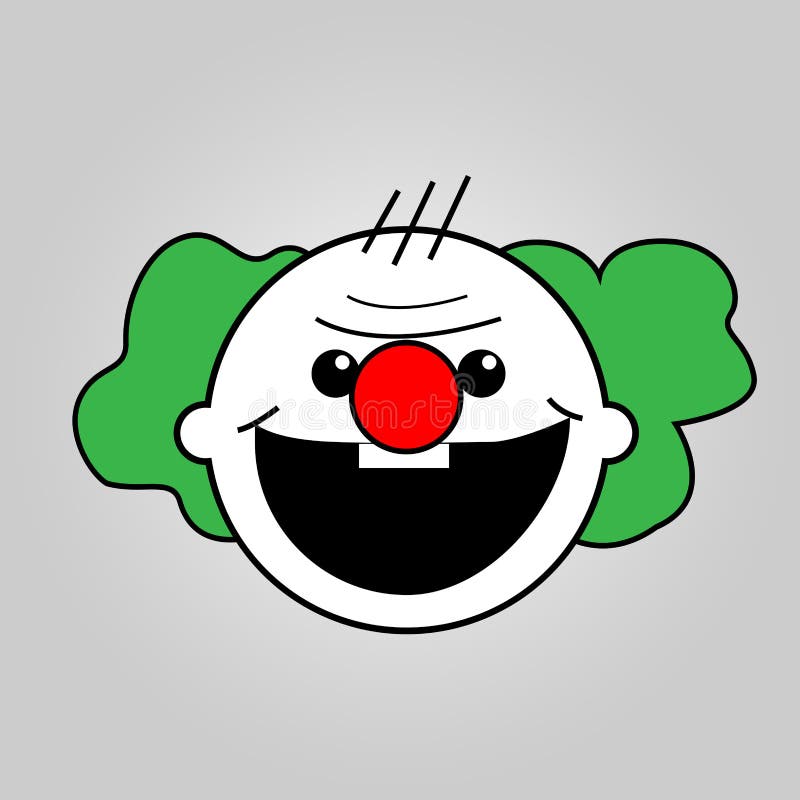 Clown baby royalty free illustration