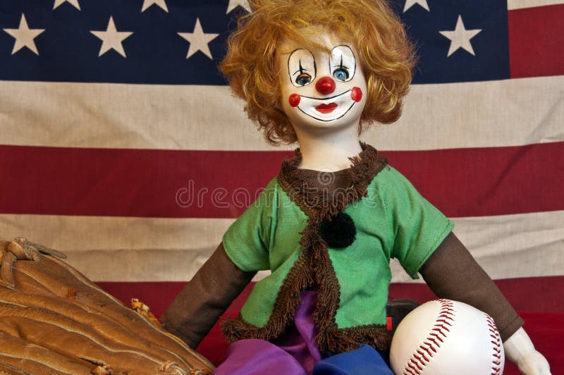 Clown Doll royalty free stock image