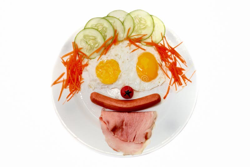 Clown face Western Food