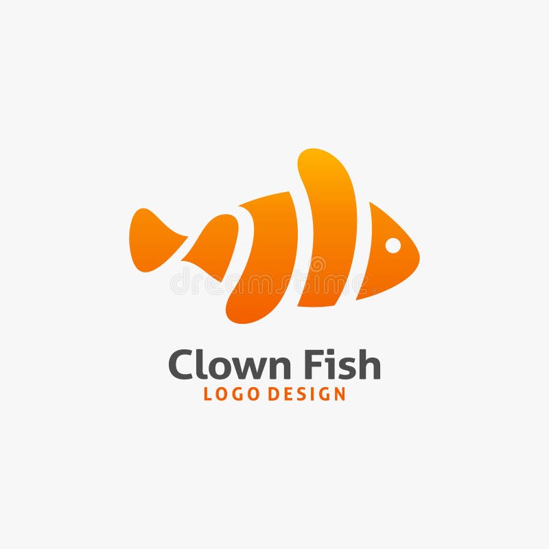 Clown fish logo design stock vector. Illustration of anemone - 274723305