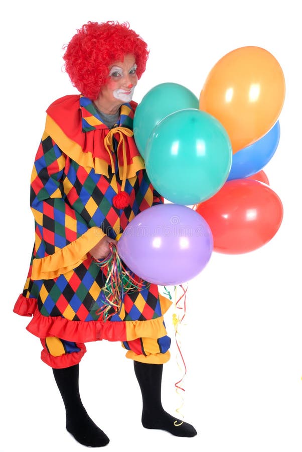 Clown, halloween stock image