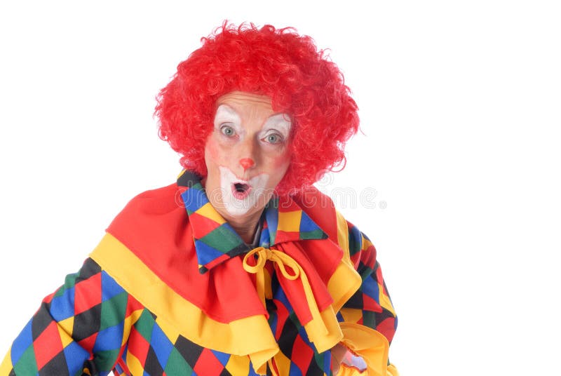 Clown, halloween stock photo