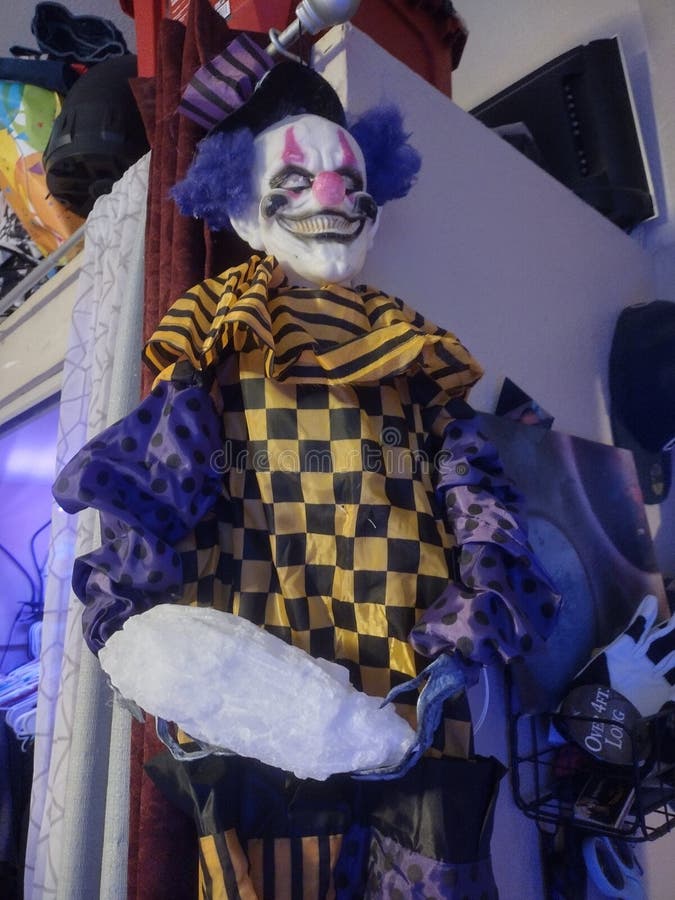 Clown Halloween Man Portrait Closeup Of An Evil Clowns Face White Face  Makeup Stock Photo - Download Image Now - iStock