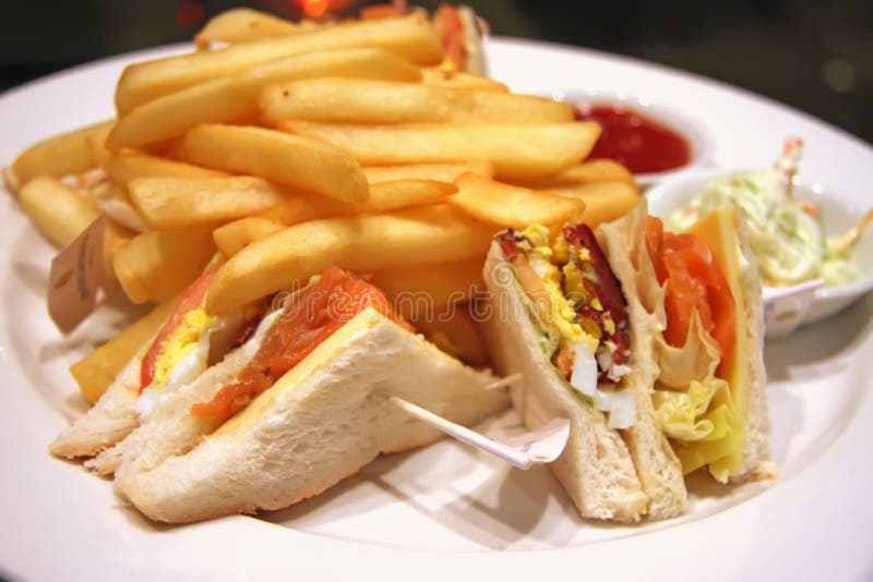 Club sandwiches stock photo Club sandwiches stock photo