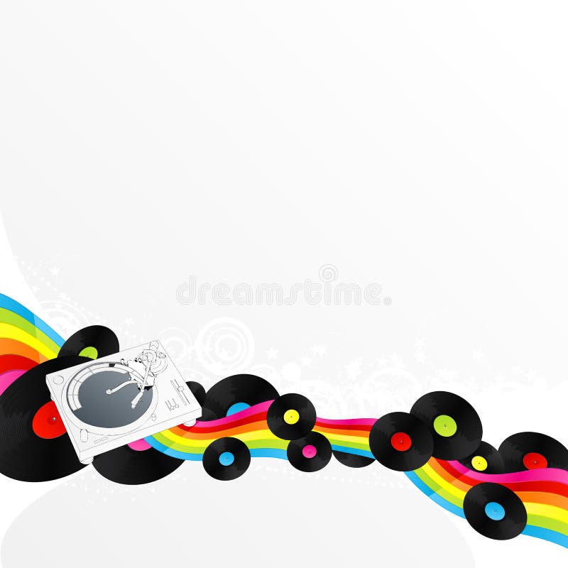 Clubbing retro music background