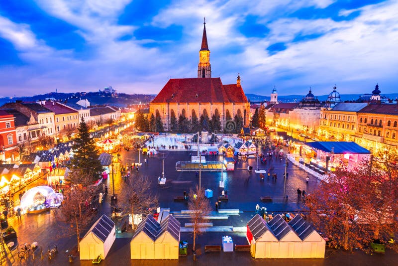 Cluj Napoca, Romania - Christmas Market in Transylvania