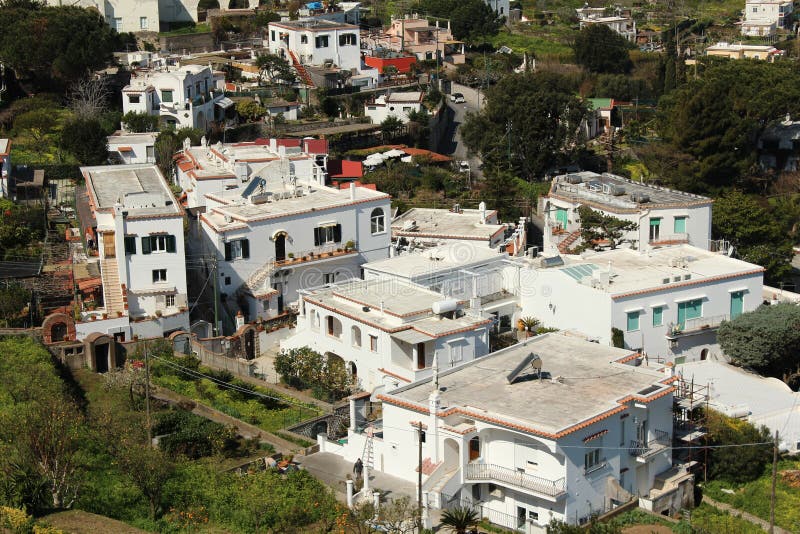 Cluster White Houses Capri Italy Stock Photos Free & RoyaltyFree Stock Photos from Dreamstime