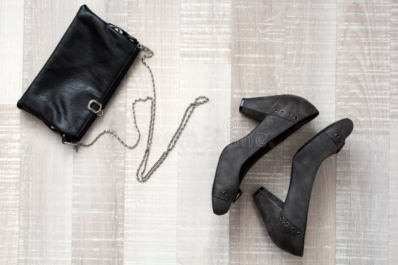 Clutch and shoes stock photo. Image of heel, wear, ladies 90081212