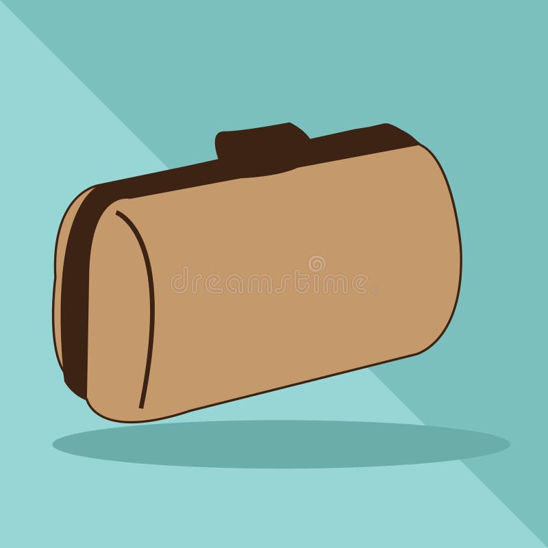 Clutch. Vector Illustration Decorative Design Stock Vector