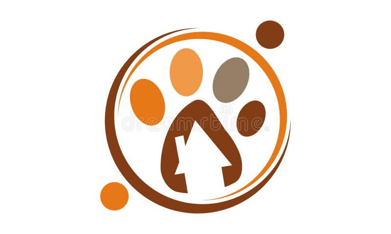 Clínica veterinária Logo Design Template ilustração stock Clínica veterinária Logo Design Template ilustração stock