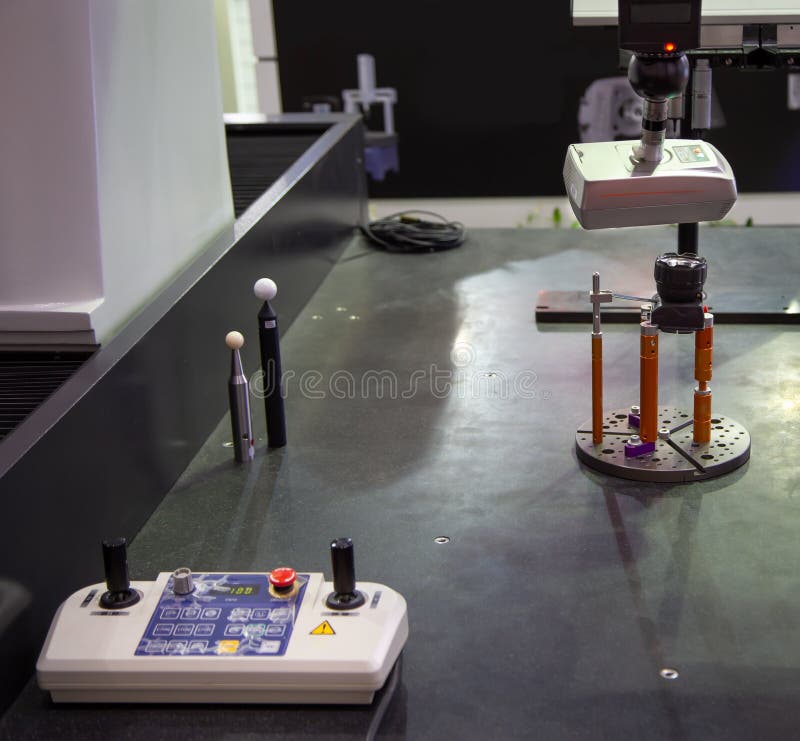 CMM laser scanner stock image. Image of scan, probe 135307217