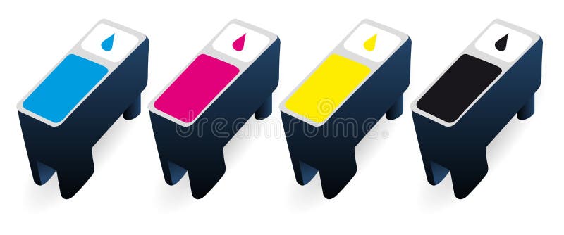 CMYK ink cartridges