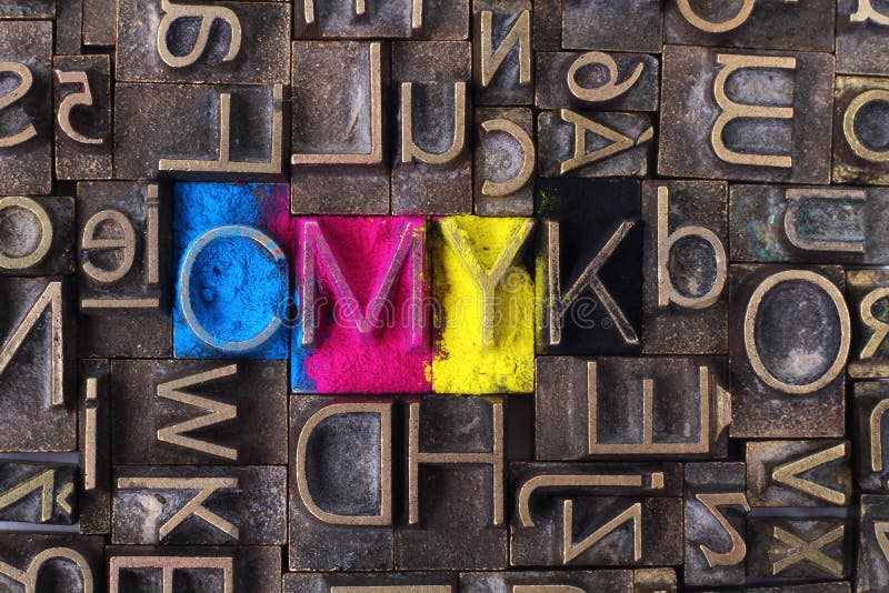 Cmyk royalty free stock photo