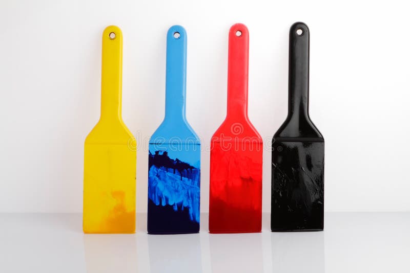 CMYK spatulas