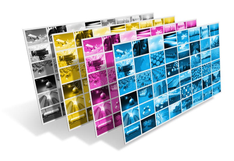 cmyk εκτύπωση έννοιας ελεύθερη απεικόνιση δικαιώματος cmyk εκτύπωση έννοιας ελεύθερη απεικόνιση δικαιώματος