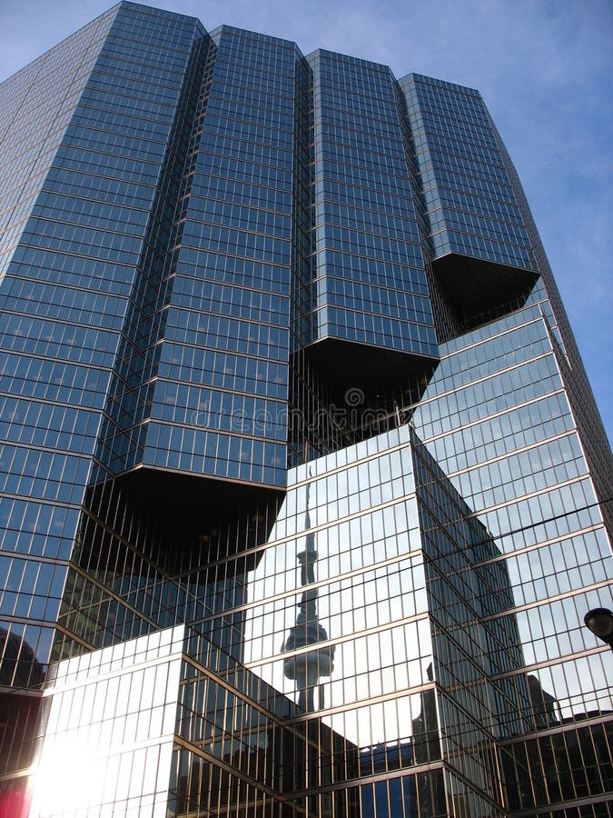 CN tower reflection