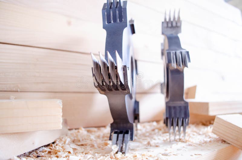 CNC Finger Joint Cutter for Woodworking Industriy Stock Photo Image of diamond, blades 139912210
