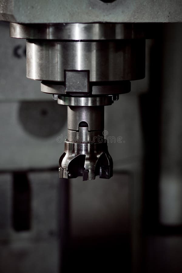 Drilling And Milling CNC In Stock Image Image of brittle