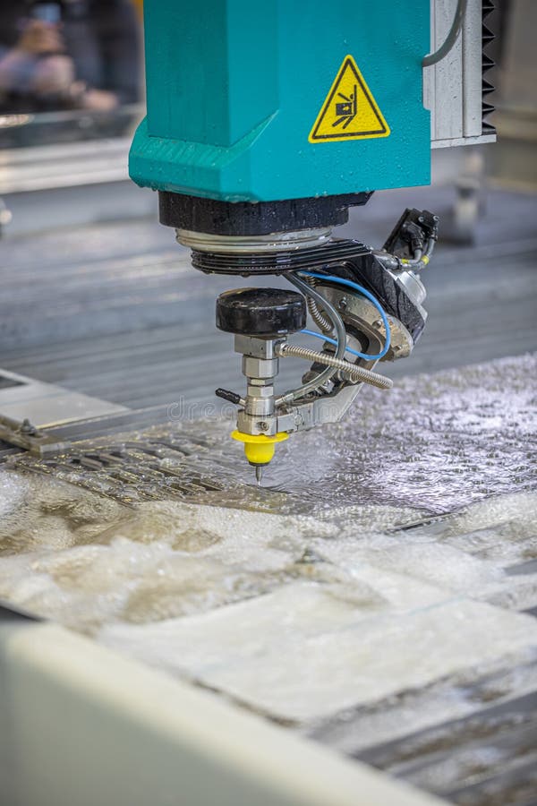 CNC Water Jet Cutting Machine Stock Image Image of manufacturing