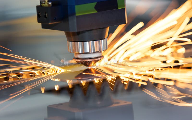 CNC υψηλής ακρίβειας φύλλο μετάλλων συγκόλλησης λέιζερ στοκ φωτογραφία με δικαίωμα ελεύθερης χρήσης