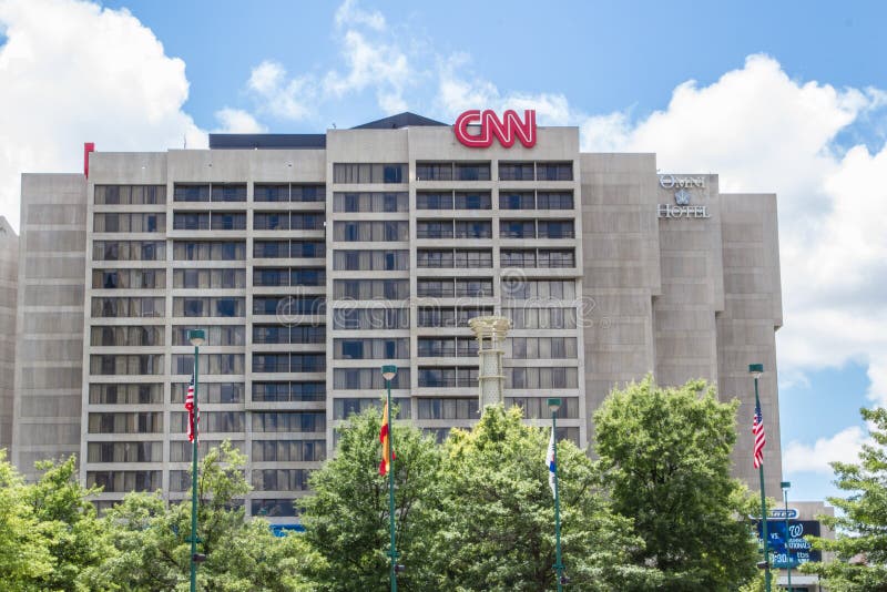 CNN che costruisce Atlanta immagini stock libere da diritti CNN che costruisce Atlanta immagini stock libere da diritti