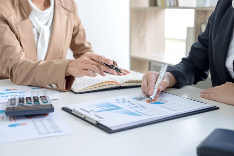 Co working conference, Business team meeting present, investor c royalty free stock images