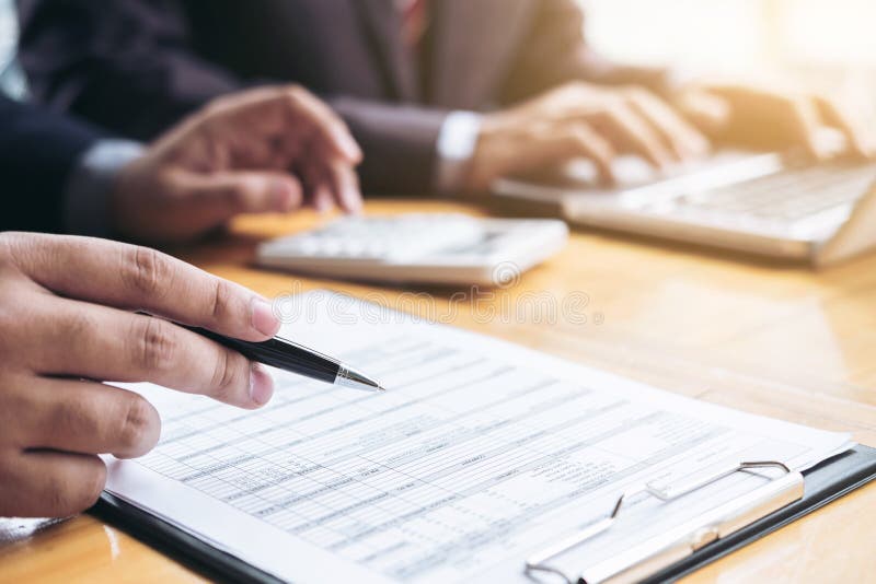Co working conference, Business team meeting present, investor c stock images