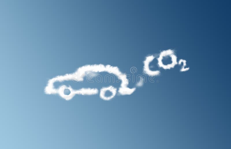 CO2-Autoemissionwolke stockfotos CO2-Autoemissionwolke stockfotos