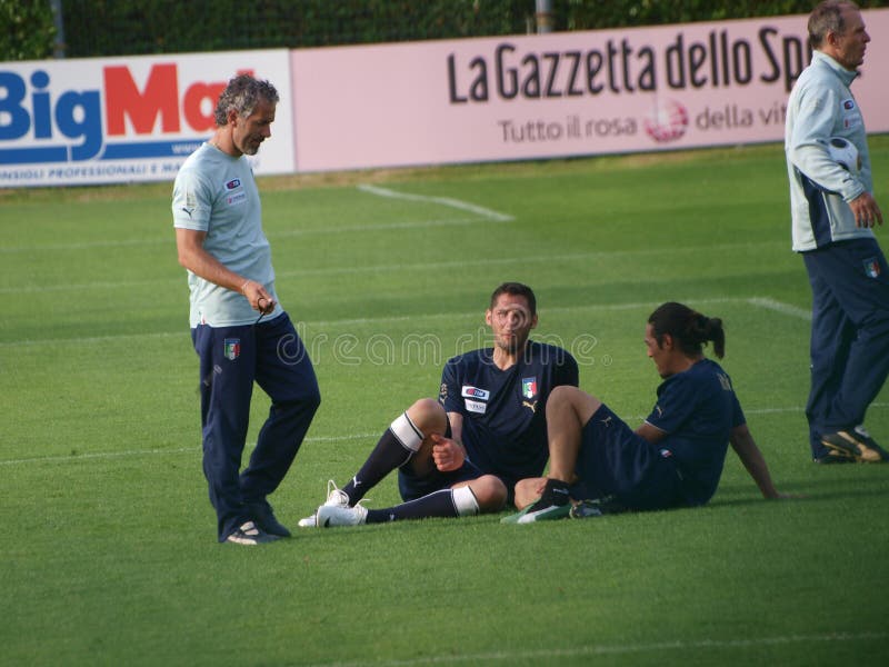 Roberto Donadoni, Coach of the Italian National Football Team Editorial ...