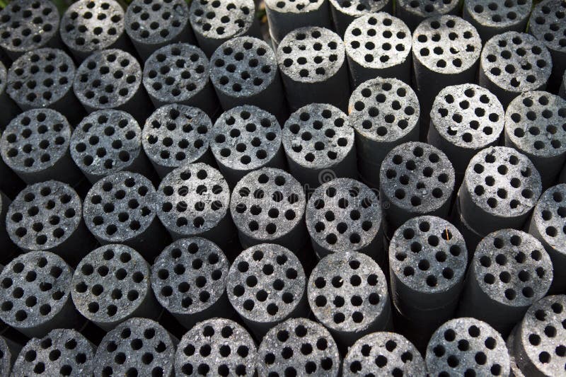 Coal briquettes stock image. Image of coalmine, dirty 34971279