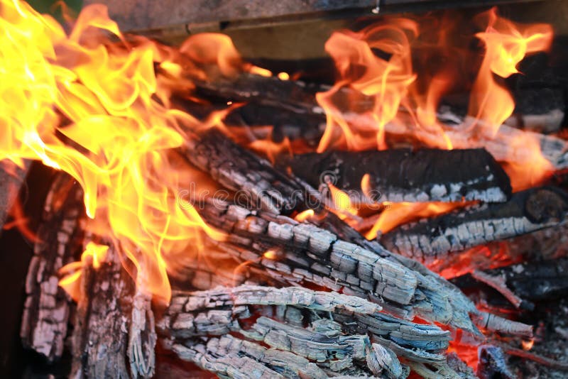 Coal and fire flame stock photo. Image of bonfire, burnt 79131330
