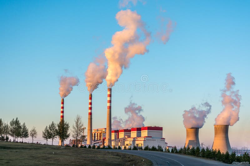 Coal Fired Power Plant stock photo. Image of plant, industrial 20793396