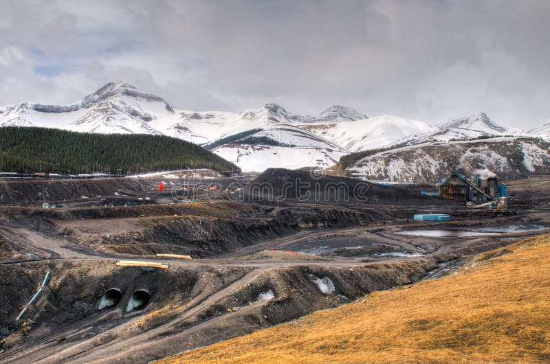 Coal mine stock image. Image of industry, drift, blue 16348715