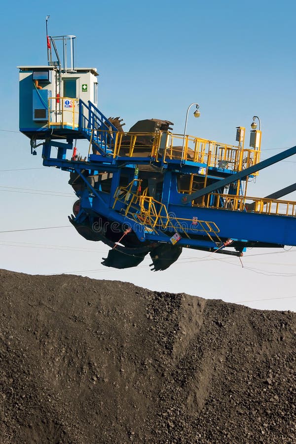 Le miniere di carbone loader in miniera a cielo.