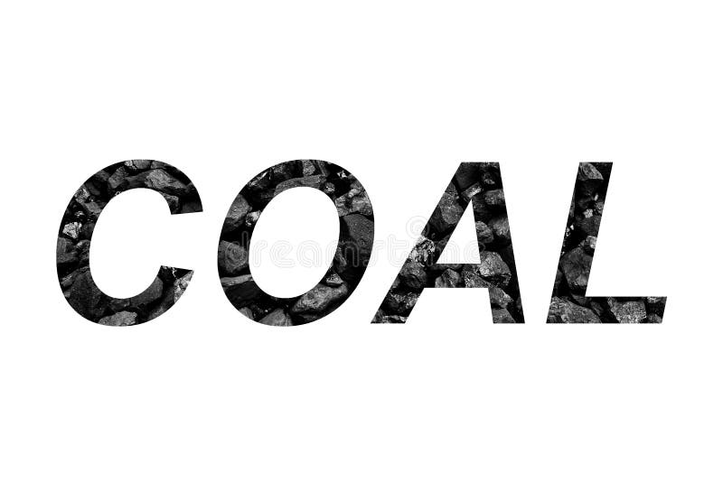 Coal word stock image. Image of effect, coals, coal, burning 35640889