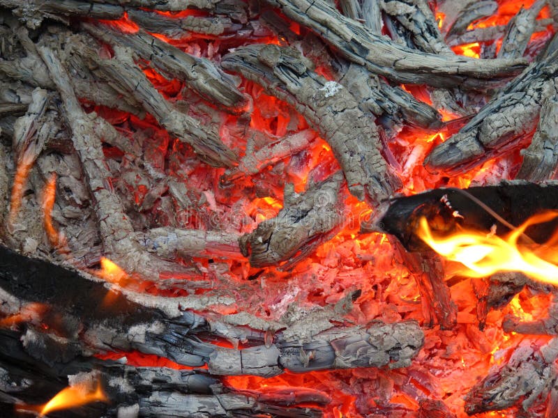 Coals burn in the fire stock photo. Image of coals, gray 149660242